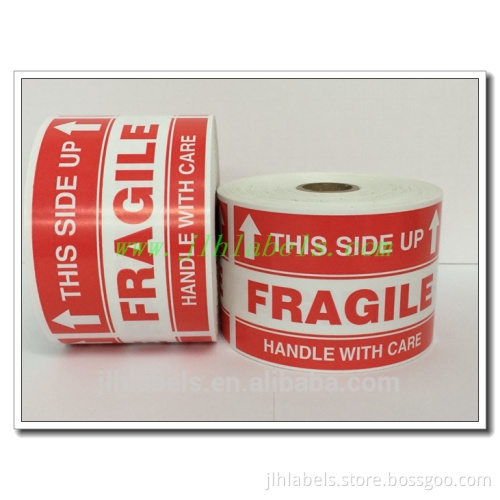 This side up& fragile label ,5x3 ,500 labels/roll,semi-glossy